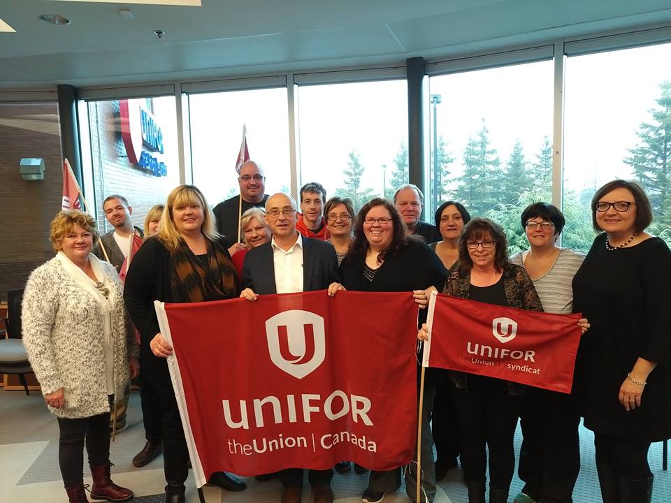 ong-term care workers meet with opposition parties